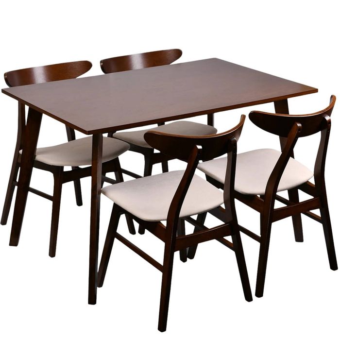 Fiesta 5-Piece Dining Set - Walnut