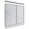 Lugna 2100 x 1801-2400mm Black Mirror Wardrobe Double Sliding Doors