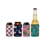 Stubbyz Animals Stubby Cooler 4-Pack Standard