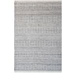 Handwoven Natural Mizo Rug-6328-Ivory Charcoal-160x230cm