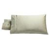 Bianca Pair of 500TC Cotton Sateen Standard Pillowcases Stone