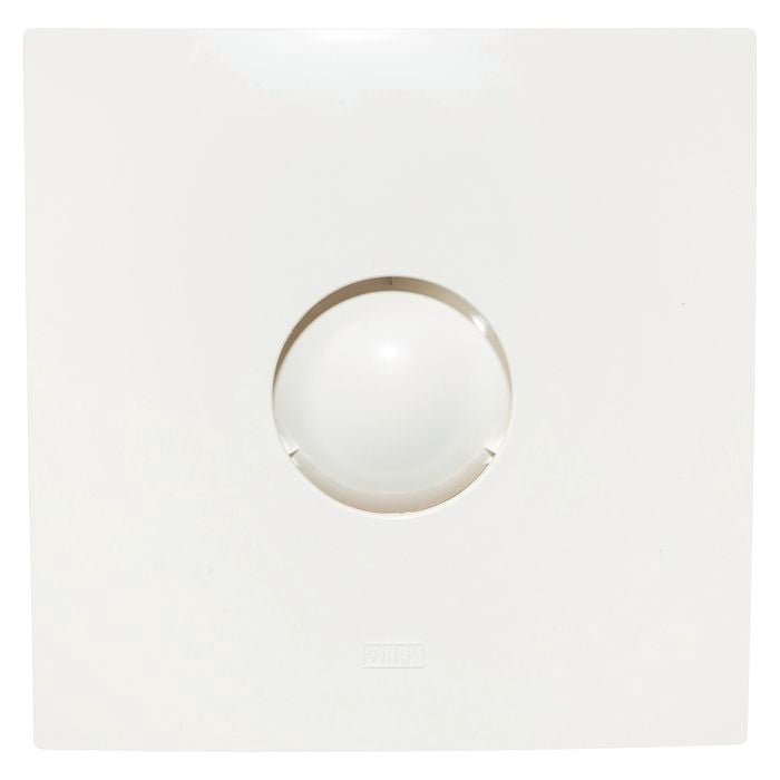 HPM 150mm Square White Exhaust Fan With Auto Shutters