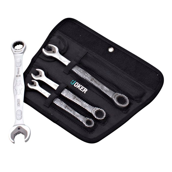 Wera 4 Piece Joker Ratcheting Combination Wrench Set
