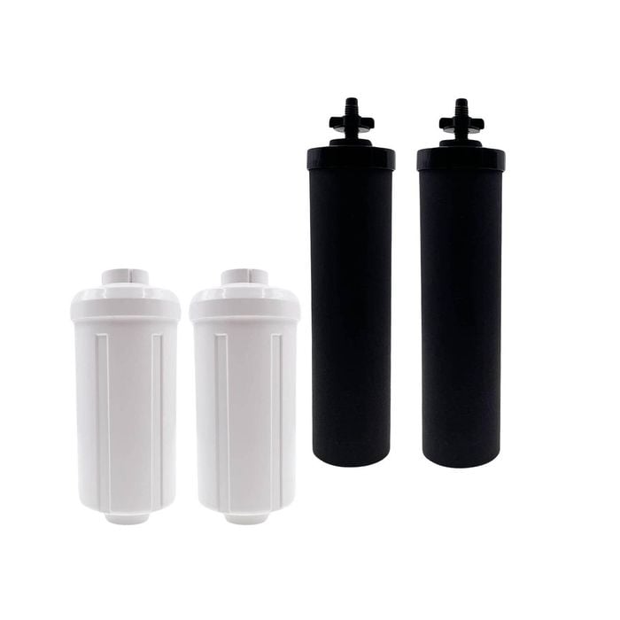 Orku Block Carbon + Fluoride Filter Pack - Replacement For Berkey Gravity System