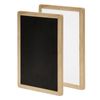 Practa 26 x 18cm Framed Double Sided Chalkboard Whiteboard FSC