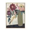 Artey | Jeweled Arrangement I - Framed Canvas - Natural Frame - 90 x 120cm