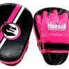 Morgan V2 Classic All Purpose Pre-bent Focus Pads (pair) [black/fluro Pink]