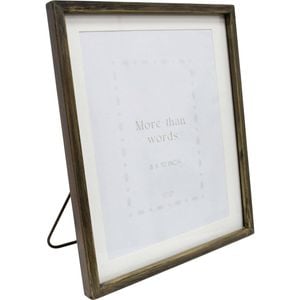 LVD Lucinda Metal/Glass 8x10" Photo Frame Display - Bronze