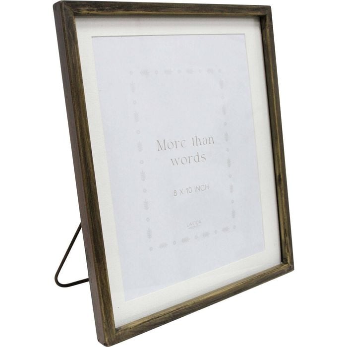 LVD Lucinda Metal/Glass 8x10" Photo Frame Display - Bronze