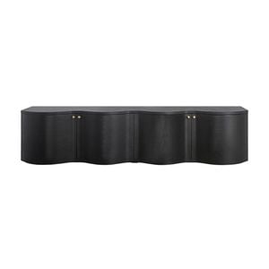 Jaya Wave 215cm 4 Door ETU Enterntainment TV Unit Black