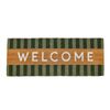 Rogue Coir Door Mat-Welcome - Green 120x45x2.3cm