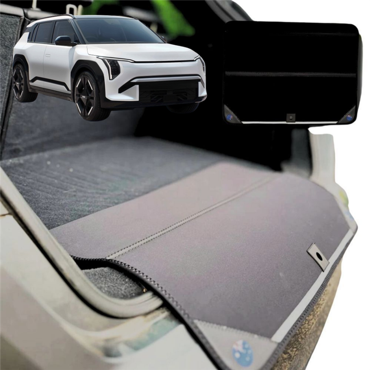 Rear Cargo Boot Bumper Protector for Kia EV3 2025 - Current - XL (98 x ...
