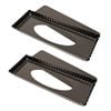 2PK Daily Bake Non-Stick Rectangle Tart Pan w/ Loose Base 36x13cm - Black