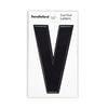 Sandleford 85mm Black Cut Out Self Adhesive House Letter V