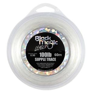 Black Magic Supple Trace Monofilament Fishing Leader 100lb