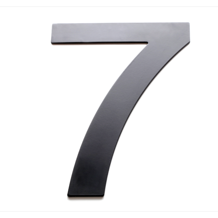 Sandleford 200mm Black Lorenzo House Number 7
