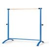 Costway 130 Cm Ballet Barre Bar 4-height Gymnastics Bar Dancing Blue