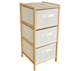 3-Drawer Bamboo Storage Chest