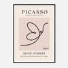 Galrie Pablo Picasso Animal Series Minimalist Line Art Print for Modern Decor, Black Frame, A3 30 x 42cm (12 x 16inch)