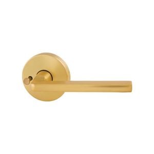 Gainsborough Brass Satin Avant Alba Privacy Lever Set