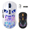 SOLAKAKA SM802 Pro Tri-Mode Gaming Mouse RGB 24000 DPI Hotswap - White