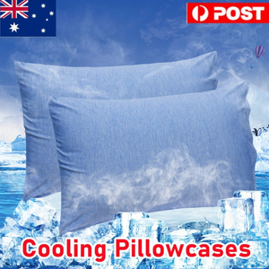 LINENOVA Cooling Pillow Cases For Hot Sleeper Super Soft Breathable Absorbs Heat
