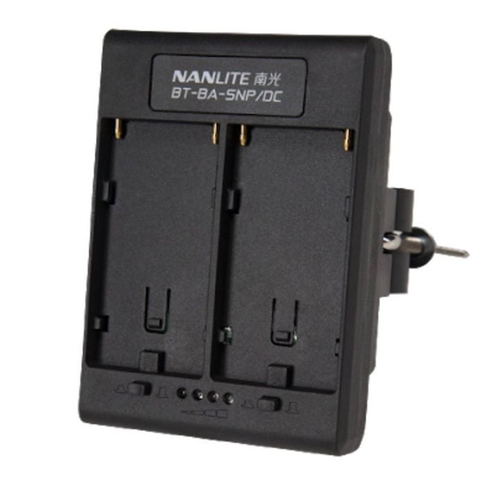 Nanlite BT-BA-SNP/DC NPF Battery Adaptor for Pavotube 15C 30C & Forza 60/60B
