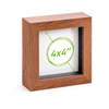 Nicola Spring Acrylic 3d Box Photo Frame - 4" X 4"