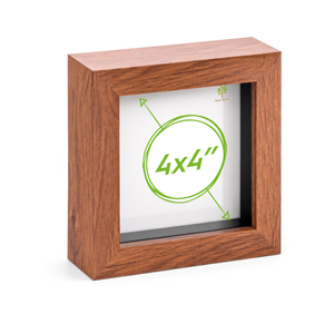 Nicola Spring Acrylic 3d Box Photo Frame - 4" X 4"