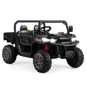 Costway Kid 2-Seat Electric Ride On Dump Truck Remote Control 12V Black