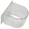 Avi One Bird Cage Feeder D-shape