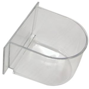 Avi One Bird Cage Feeder D-shape
