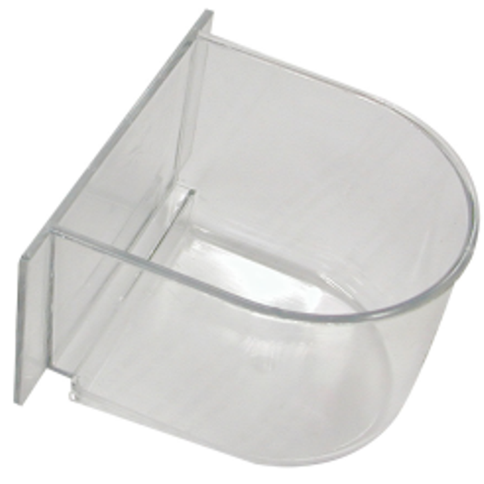 Avi One Bird Cage Feeder D-shape