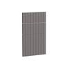 Kaboodle 450mm Smoked Grey V-Groove 3 Drawer Panels