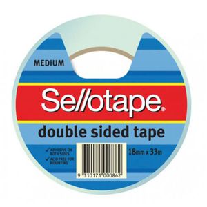 Sellotape Double Sided Tape (18mmx33m)