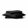 2000TC Ultra Soft Hotel Comfort Super King Sheet Set - 3 Pieces, Deep Pocket Fitted Sheet & 2 Pillow Cases (Black)