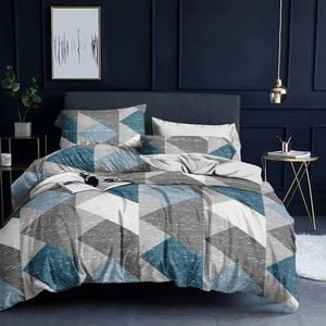 Fabric Fantastic Elliot King Size Quilt/doona/duvet Cover Set