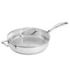 Scanpan Stainless Steel 28cm/4L Saute Pan w/ Lid Round Induction Cookware Silver