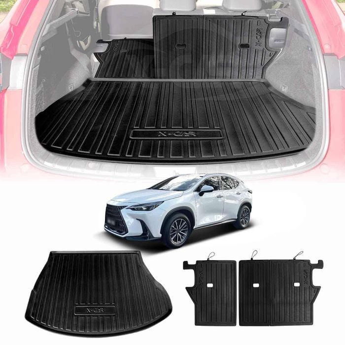 Boot Liner Back Seat Protector Combo for Lexus NX250 NX350 NX350h NX450h 2022-Onwards Trunk Mat