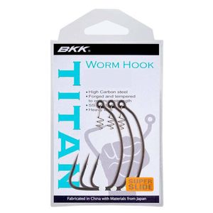 BKK Titan Weedless Worm Fishing Hook 6/0  3 Per Pack