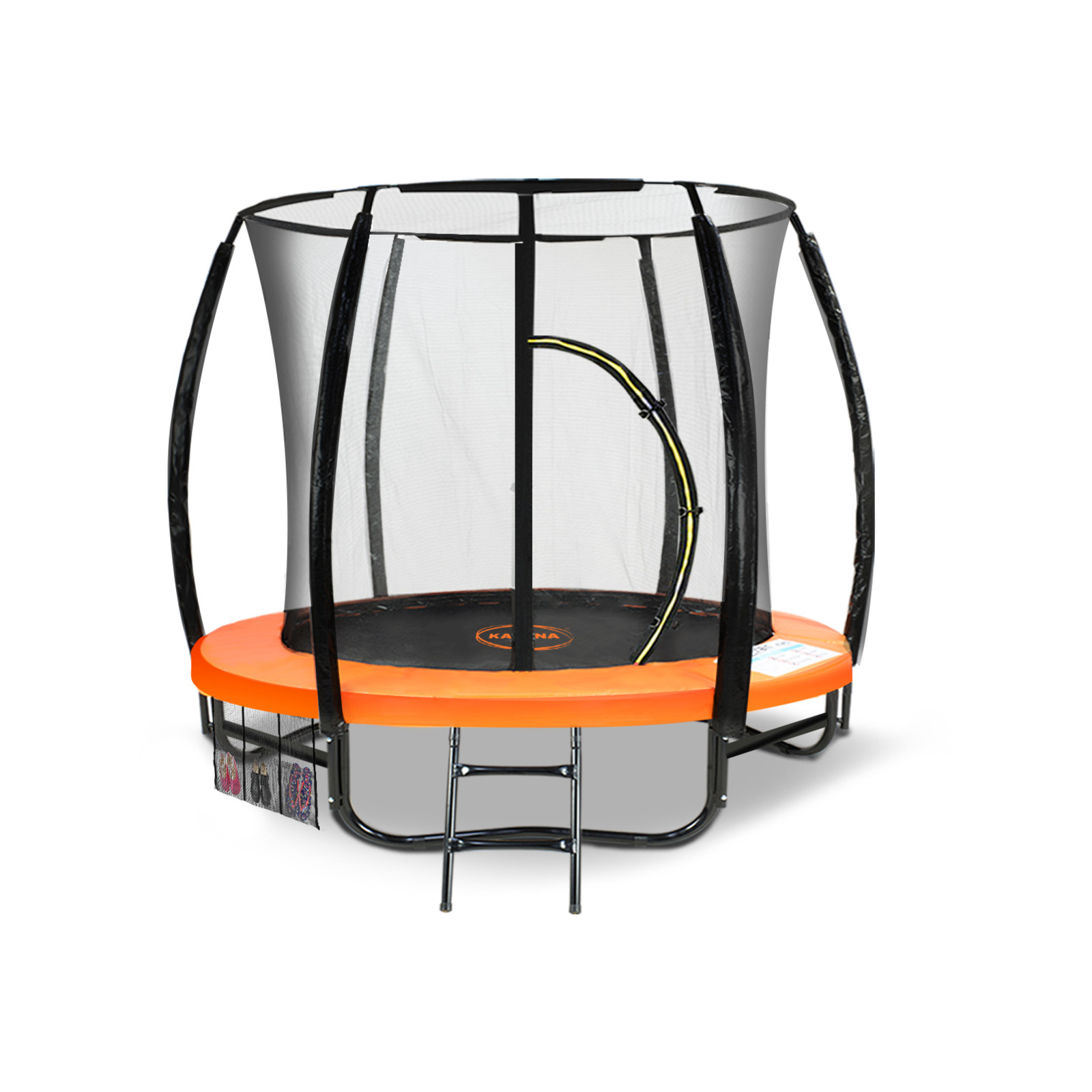 Kahuna 8ft Trampoline Spring Outdoor Orange Bunnings Australia