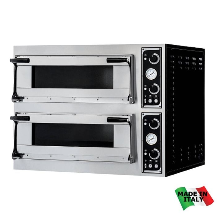 Bakermax Prisma Food Pizza Ovens Double Deck 8 X 40cm  - Deck Ovens (tp-2)