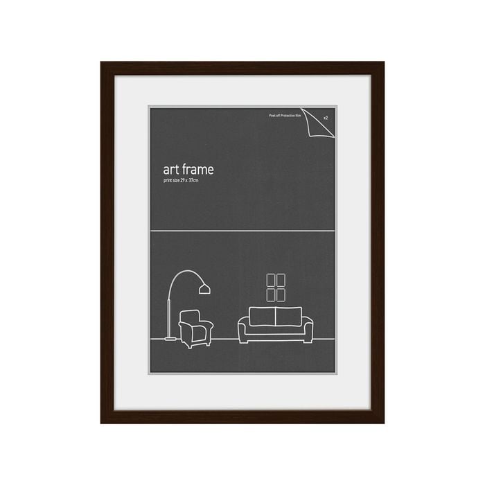 Frames & Hangers 29x37cm Picture Poster Frame Oak With Double Mat