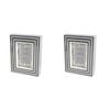 6pc Unigift Trinity 10X15cm Photo Frame Grey And White
