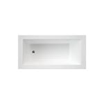 Caroma 1525mm White Newbury Island Bath