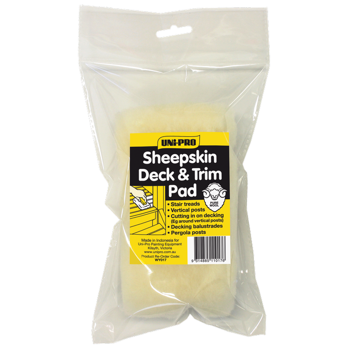UNi-PRO Deck And Trim Sheepskin Applicator