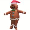Lifebay Adult Gingerbread Inflatable Costume with Accessories
