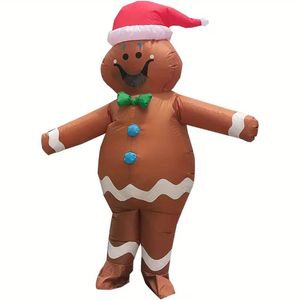 Lifebay Adult Gingerbread Inflatable Costume with Accessories