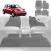 6D Diamond Car Floor Mats for MINI Cooper 3-Door Hatch (R56)2006-2013-Full Set-Grey-Outback GT