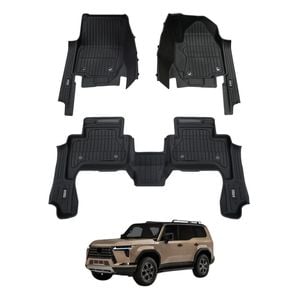 AUSGO 7D Injection Car Floor Mats for Lexus GX550 Overtrail 2024-Onwards All-Weather Floor Liners